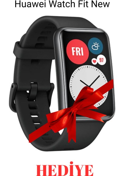 Huaweı Watch 5 42MM Akıllı Saat Bej +Huawei Watch Fit New Akıllı Saat Siyah Hediye