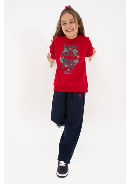 Kız Çocuk Kırmızı Pijama Takım 50318963-VR030