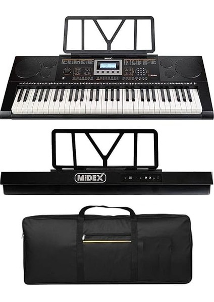 PS-3500 Tuş Hassasiyetli Org 61 Tuşlu Org 5 Oktav Çanta Nota Standı Adaptör (300 Ses 300 Ritim) fırsatları