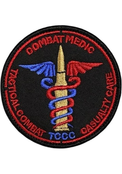 Combat Medic Nakış Patch Peç - 7 cm