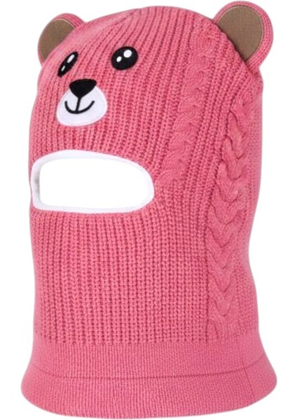 Kitti 4-8 Yaş Kız Çocuk Figürlü Içi Polarlı Kar Maskesi