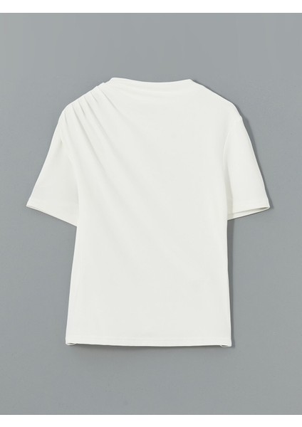 Yeni Sezon Dik Yaka Kadın Tişört indirimleri