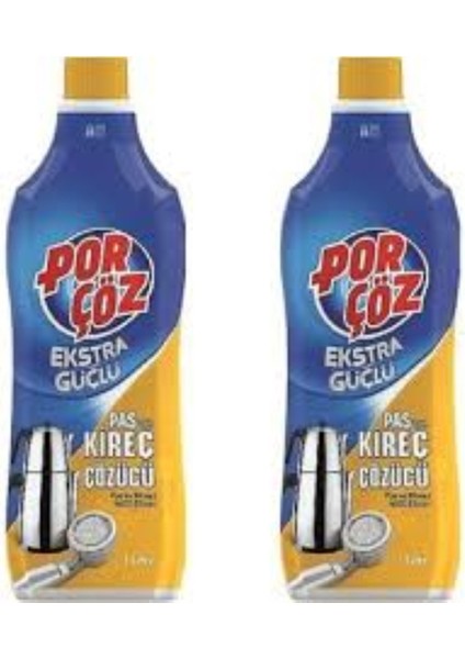 Pas ve Kireç Çözücü X2 Adet Porçöz fiyatları