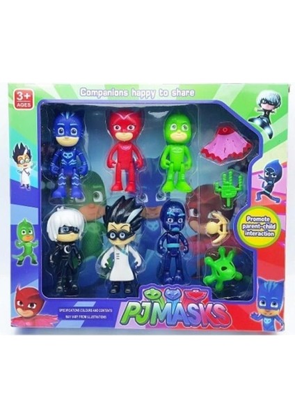 Pijamaskeliler 6 Adet Owlette Catboy Gekko Moongril Romeo Figür Oyuncak fiyatları