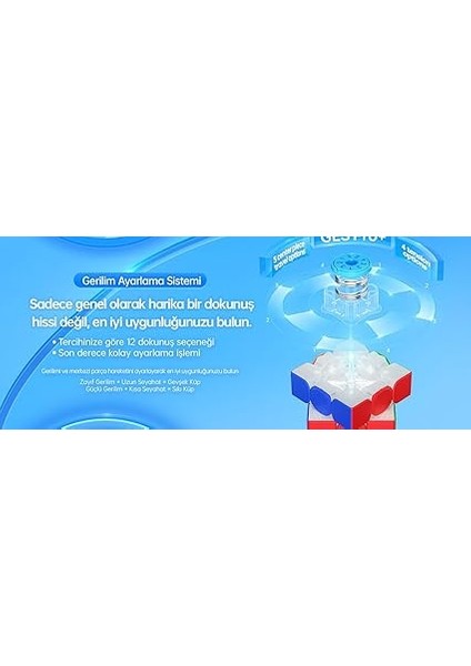 Gan 356 R S 2 3x3 Rubik Küp Zeka Küpü (Etiketsiz) Gan 356 R S Yükseltilmiş Sürüm Türkiye Resmi Satıcısı fırsatları