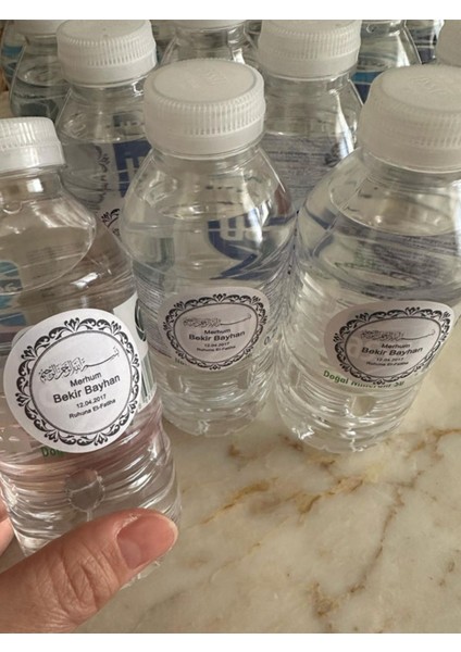 48 Adet 4 cm Kişiye Özel Merhum Ruhuna El Fatiha Baskılı Mat Etiket Sticker - 7 Mevlidi Etiketi fırsatları