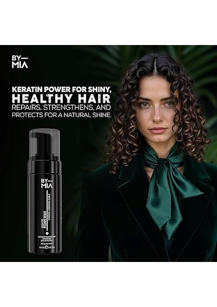 Mıa Keratin Özlü Saç Şekillendirici Köpük Wax 150ML | Güçlü ve Belirgin Dalgalı Saçlar Elde Edin | Tüm Saç Tipleri Için Uygun modelleri