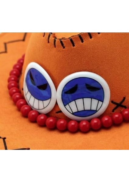Portgas D Ace Kovboy Şapkası Kostüm Şapkalar Beyaz Weard Korsanlar Alayı Ace Cosplay Moda, Kahverengi, M fırsatları