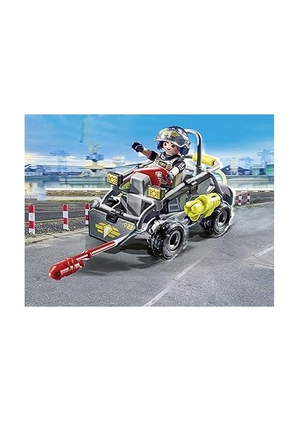 City Action 71147 Swat-Multi-Terrain-Quad, Dönüştürülebilir Sek Sürat Teknesi, 5 Yaş ve Üzeri Çocuklar Için Oyuncak modelleri