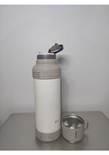 Travel Vacuum Pot 2,5 Litre Dağcı Termos Bej - Beyaz Renk modelleri