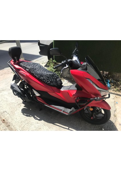 Akdeniz Sele Kaplama Pcx 125 Delüx Forged Carbon Lastikli Sele Kılıfı