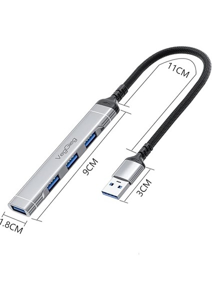 USB 3.0 4 Port 3*usb 2.0 ve 1*usb 3.0 Çoklayıcı Hub fırsatları