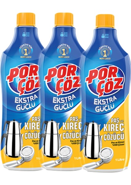 Siftaholsun Por Çöz 1 Lt, 3 Adet