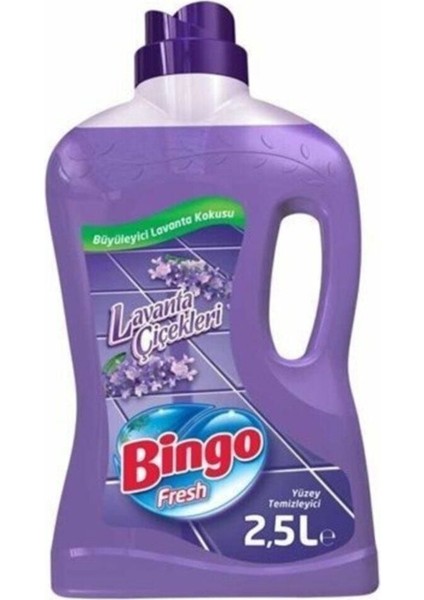 Bingo Yüzey Temizleyici 2,5lt Lavanta x 6 Adet