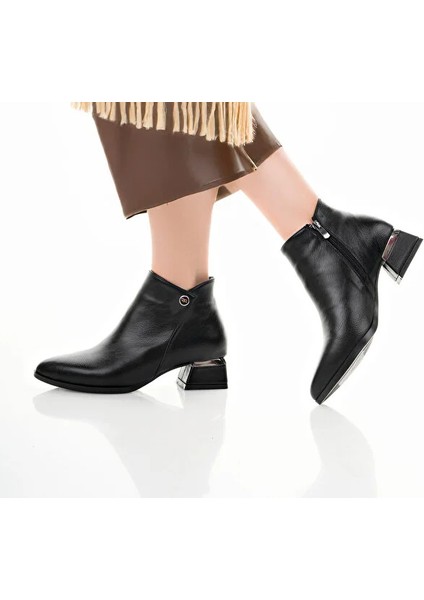 Mari Fermuarlı Günlük Kadın Bot Siyah fiyatları
