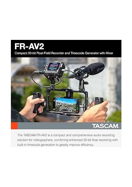 Fr-Av2 Kompakt 32 Bit Float Saha Kaydedici ve Mikserli Zaman Kodu Jeneratörü fiyatları