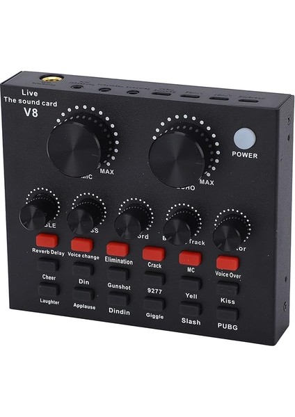 Channel, Audio Conditioner Mixer Stylish Intelligent Voice Changer Sound Mixers Gürültü Azaltma - Dönüştürücü Karıştırma Konsolu Plakası