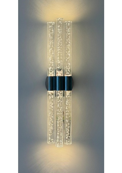 Bhbackhome Bubbletrio Şık ve Zarif Modern LED Duvar Aplik 51 cm Antrasit Günışığı Pilli fırsatları