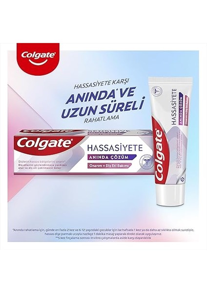 Hassasiyete Anında Çözüm Onarım + Diş Eti Bakımı 75ML modelleri