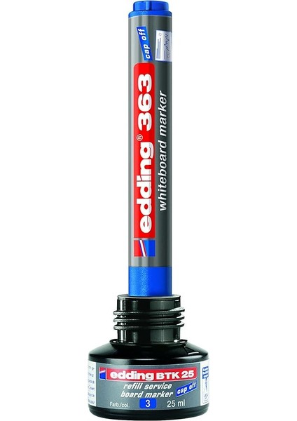 363 Beyaz Yazı Tahtası Kalemi - Siyah - 1 Kalem - 1-5 mm Kesik Uçlu - Yeniden Doldurulabilir fırsatları