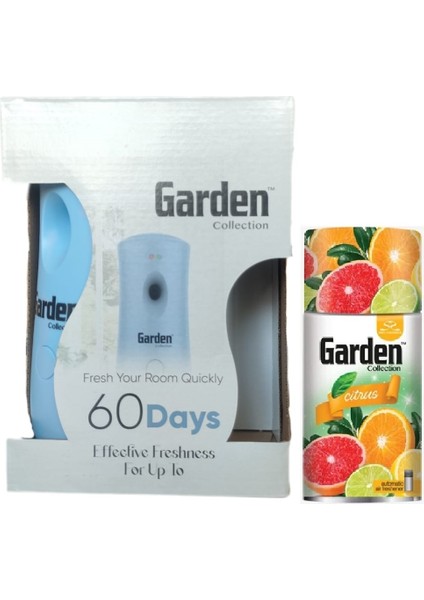 Oda Kokusu Freshmatik, Otomatik Sprey Makine + Tropikal Limon Portakal Yedek Sprey 260 ml Air Freshener