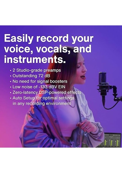 Yeni! Connect 6 Dual Usb-C Ses Arayüzü, Stüdyo Ses Kalitesinde Kayıtlar, Podcastler ve Akış Için | Içerik Üretimi ve Ev Kayıt Için Yazılım Lisansı Dahil fırsatları