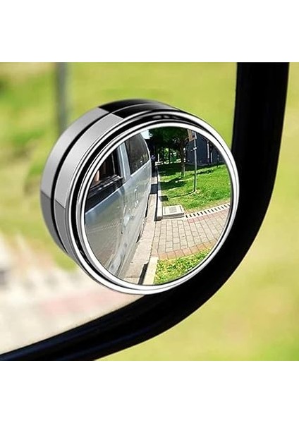 Çerçeveli Gerçek Cam Kör Nokta Aynası 360 Derece Hareketli 3m Yapıştırıcılı Park Yardımcısı 2 Adet modelleri