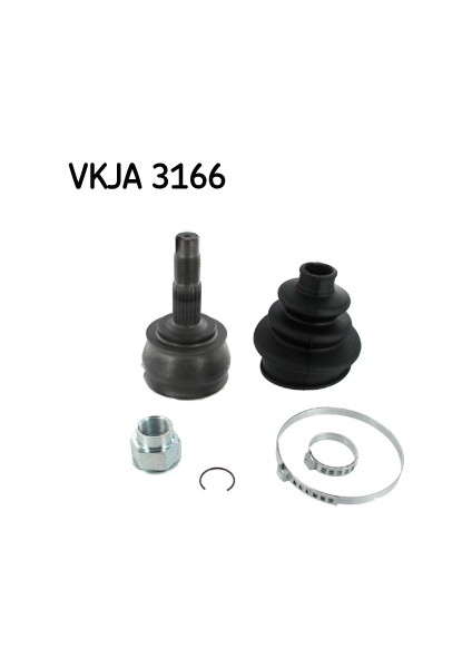Skf VKJA3166 Aks Kafası Dış Corsa D 06>14 Combo D 12>14 Adam 12>19 Corsa E 14>19 1.2-1.4 Grande Punto 22X21X51 93190193-1603315-1603411-77365996