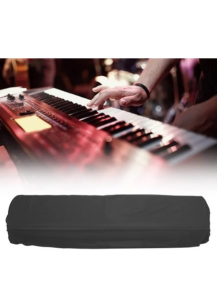 Siyah 61-Keys Dijital Piyano Piyano Müzik Aletlerinin Aksesuarları Için Su Geçirmez Su Geçirmez Ceket (88 Tuş Siyah) fırsatları