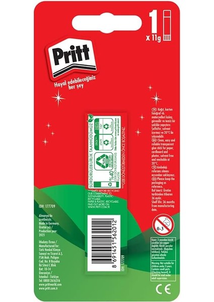 Stick Yapıştırıcı 11G Tekli Blister fiyatları