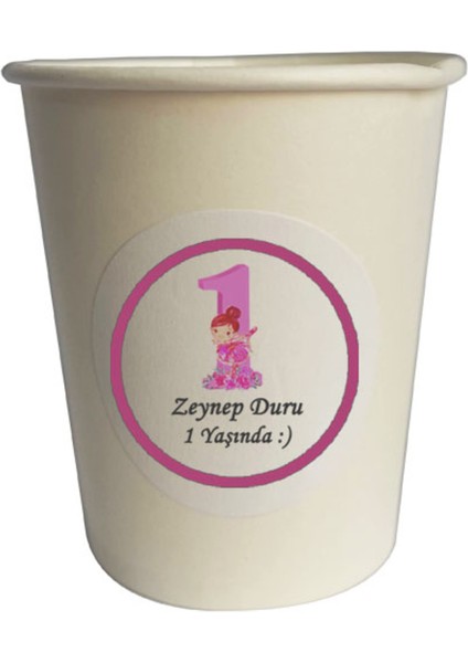 Beyhan Bayhan 40 Parça Kişiye Özel Pembe 1 Yaş Kürdan Seti Bardak Kase Kısa ve Uzun Kürdan - Bir Yaş fırsatları