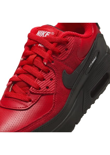 Air Max 90 Se Gs Unisex Kırmızı Sneaker Deri Ayakkabı - IF2623-600
