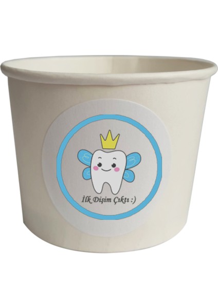 Beyhan Bayhan 40 Parça Mavi Diş Perili Ilk Dişim Çıktı Kürdan Seti - Bardak Kase Kısa ve Uzun Kürdan fırsatları