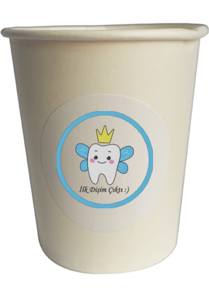 Beyhan Bayhan 40 Parça Mavi Diş Perili Ilk Dişim Çıktı Kürdan Seti - Bardak Kase Kısa ve Uzun Kürdan indirimleri