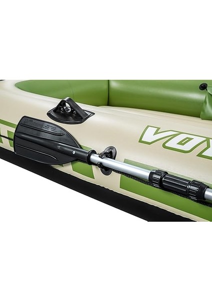 Hydro-Force Voyager X3 Şişme Sal Seti, Şişme Bot, El Pompası, Kürekler, Koltuklar, Araç Gereç Torbası, Taşıma Çantası, Üç Kişilik, Balıkçılık Için Ideal indirimleri