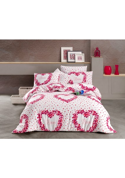 Love Ranforce Light Pamuklu Çift Kişilik Nevresim Takımı