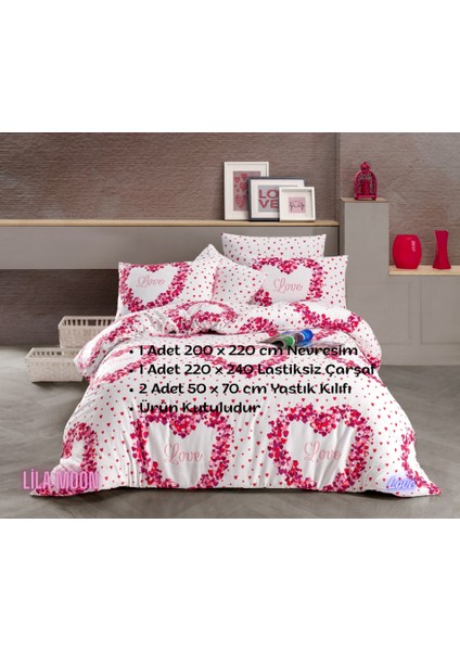 Love Ranforce Light Pamuklu Çift Kişilik Nevresim Takımı fiyatları