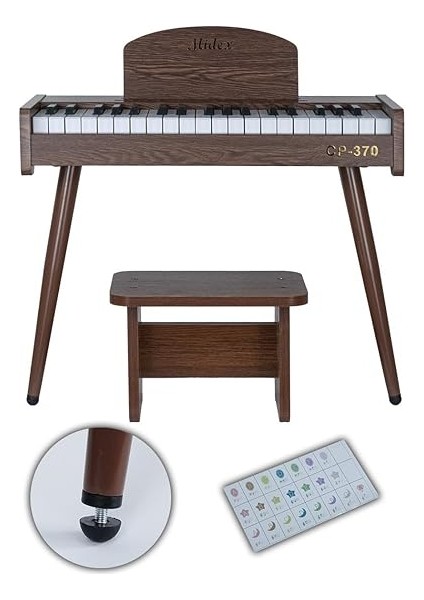 CP-370C Ahşap Çocuk Piyanosu Pilli 37 Tuşlu Gerçek Piyano Tuşları fiyatları