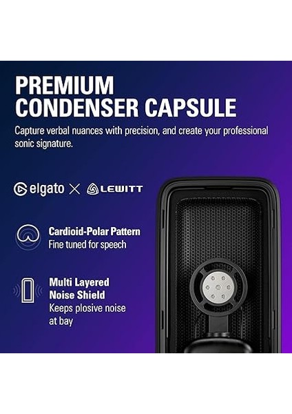 Wave:3 Profesyonel Yayıncı & Oyuncu Mikrofonu, Stüdyo Kalitesinde Ses, Çok Fonksiyonlu Kontrol Düğmesi, Kapasitif Sessiz Alma Butonu, Wave Link Uygulaması (10MAB9901) fırsatları