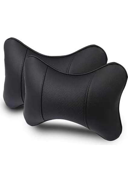 Boyun Yastığı, Araba Koltuk Başlığı, Ortopedik Boyun Yastığı, Oto Koltuk Başlığı, Oto Boyun Yastığı, Siyah, 2 Adet modelleri