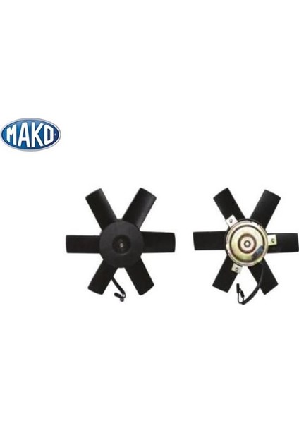 Mako 12V Fan Motoru Pervaneli Tofaş Uyumlu Doğan/kartal/şahin N11.2613