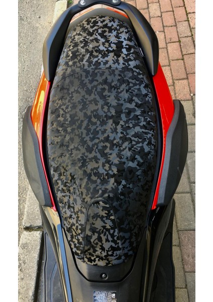 Akdeniz Sele Kaplama N Max 125-155 Forged Carbon Sele Kılıfı