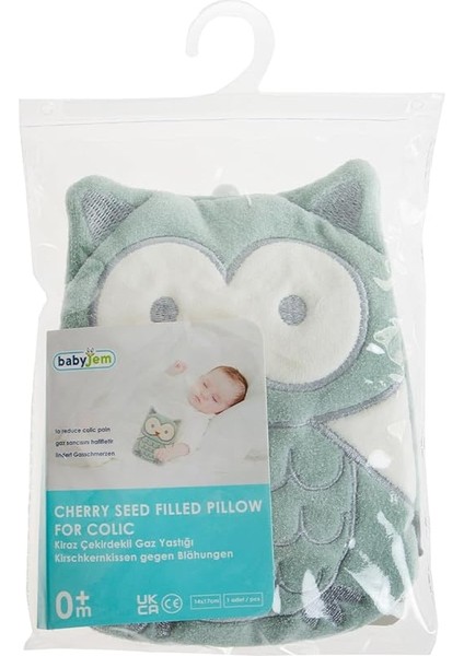 Kiraz Çekirdekli Baykuş Kadife Gaz Yastığı/yeşil indirimleri