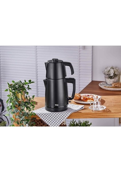 Keyfidem Çay Makinası Mat Siyah