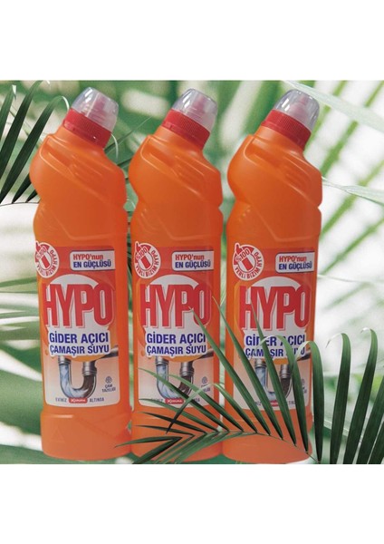 750 ml Gider Açıcı Çamaşır Suyu Çam Tazeliği 3 Adet