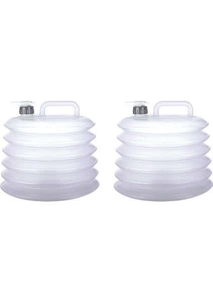 Lt Katlanabilir Musluklu Su Bidonu, Akordiyon Damacana Çeşmeli Su Torbası Plastik Piknik Kamp