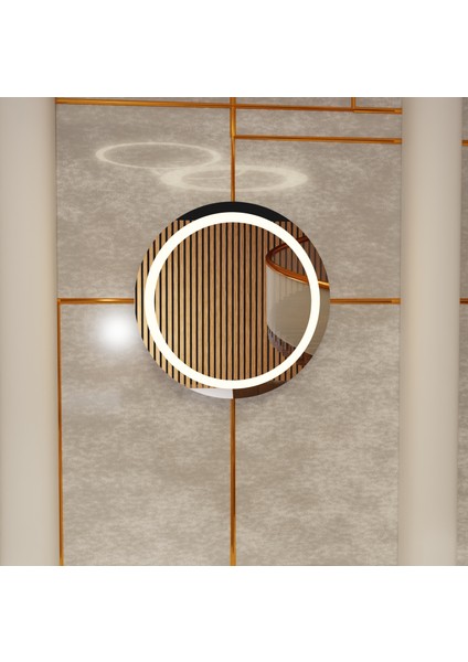 LED Işıklı Yuvarlak Ayna – Modern Dekoratif Duvar Aynası fiyatları