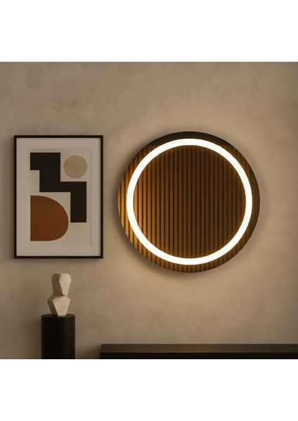 LED Işıklı Yuvarlak Ayna – Modern Dekoratif Duvar Aynası modelleri
