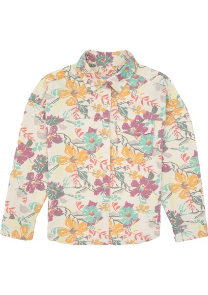 Kız Çocuk Gömlek Desenli 50314309-VR256 fiyatları