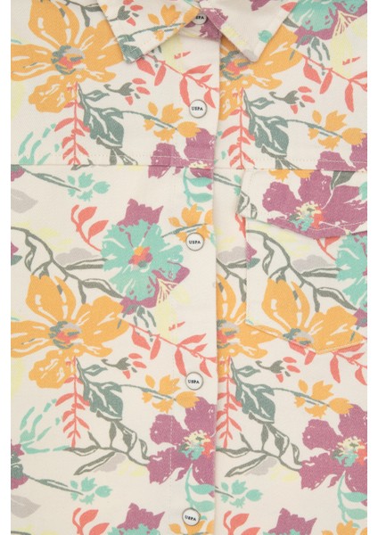 Kız Çocuk Gömlek Desenli 50314309-VR256 fırsatları